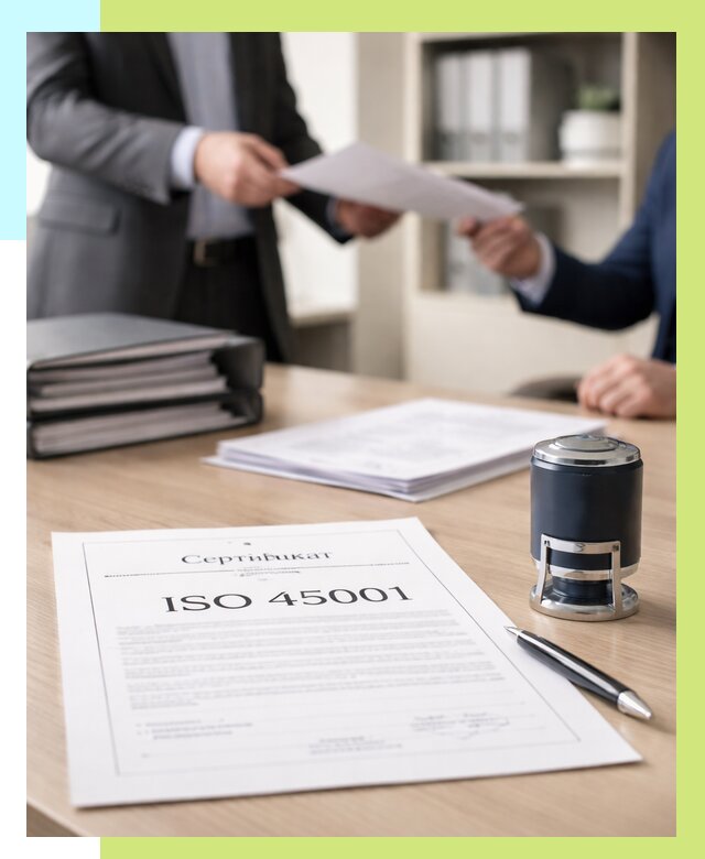 Сертификат ISO 45001 в Балтийске под ключ от 45878 р. | Сертэкс